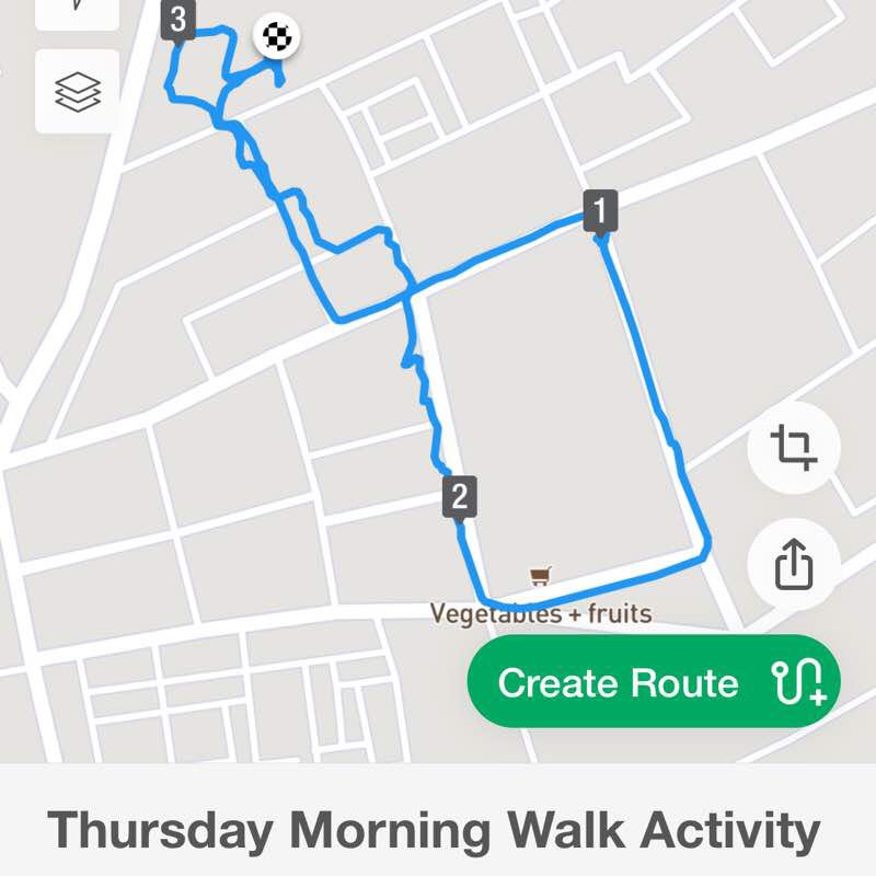 Draw My Walk On A Map Morning Walk Trail - Ujjain, India | Pacer