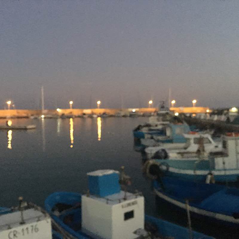 Seafront of Crotone walking route map in Crotone