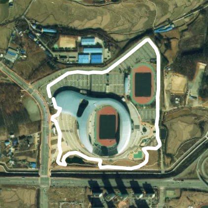 Hwaseong Sports Complex Town in Gyeonggido Walking Map