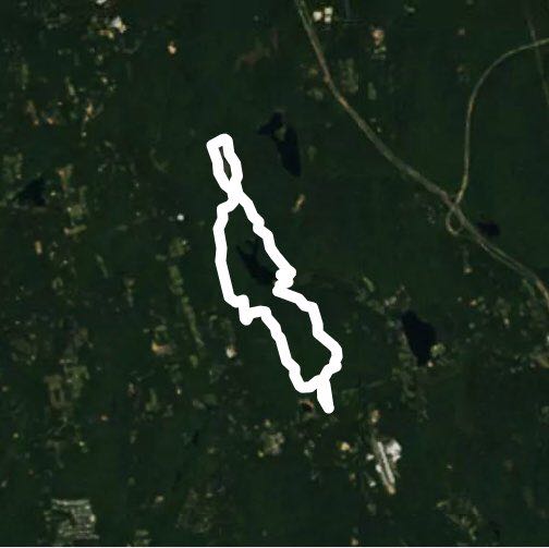 Cockaponsett Loop walking route map in Chester