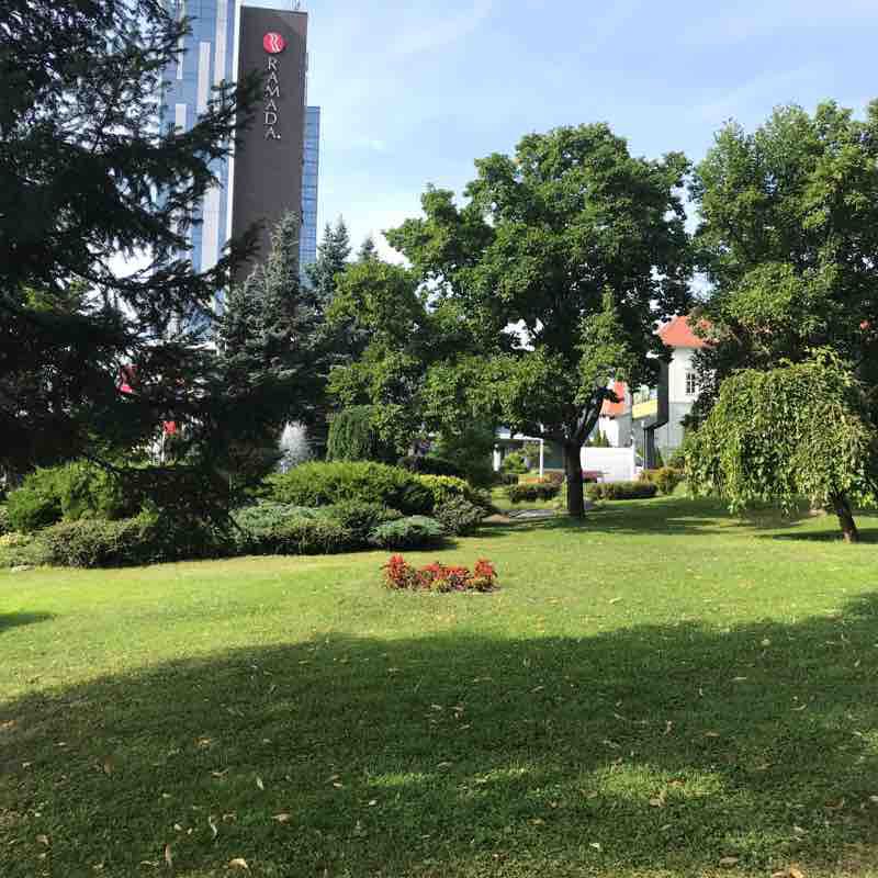 Sibiu walking route map in Sibiu