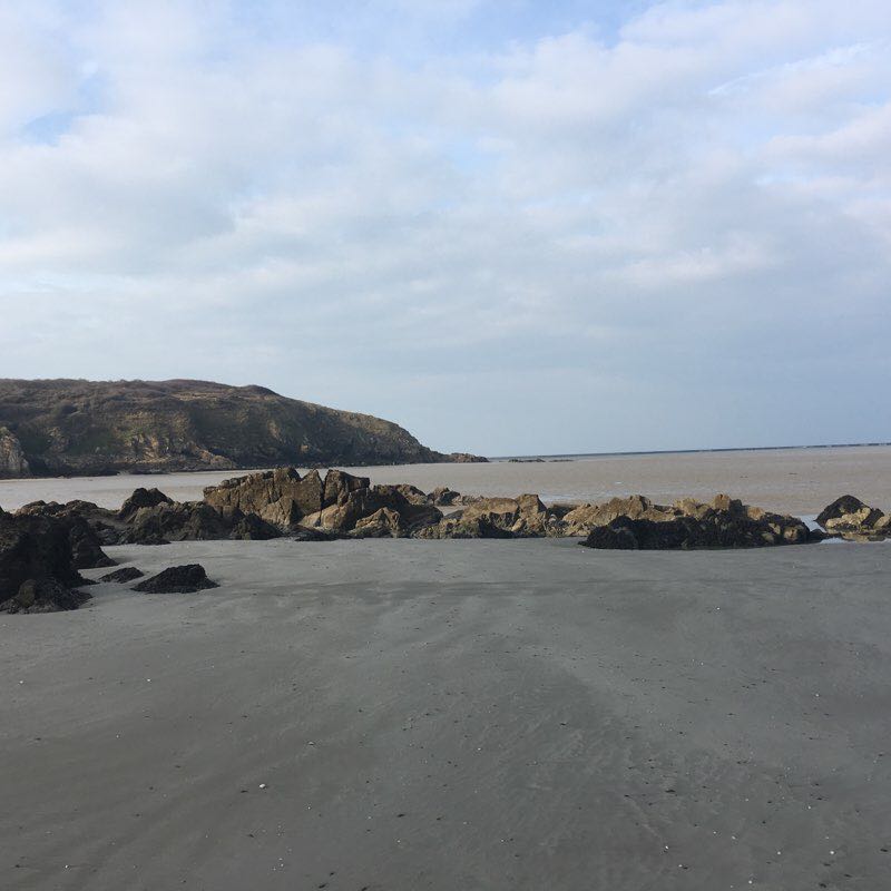 From bonabry to saint guimond by the beach walking route map in Hillion