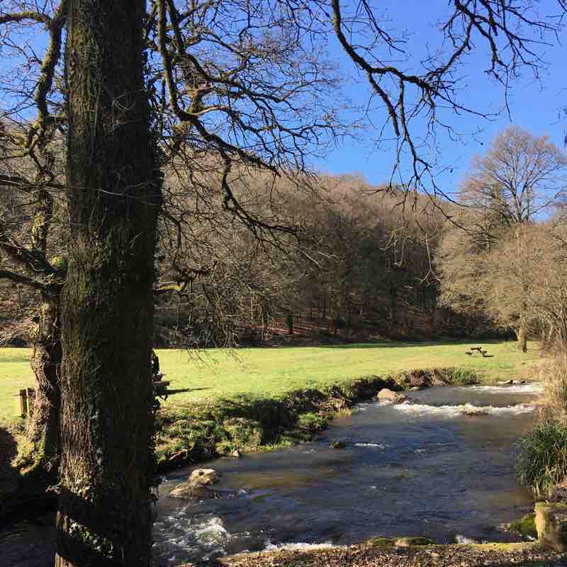 From the village to the sea walking route map in Plouguenast-Langast