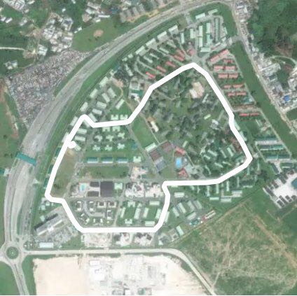 ONNE estate walking route map in Alakahia