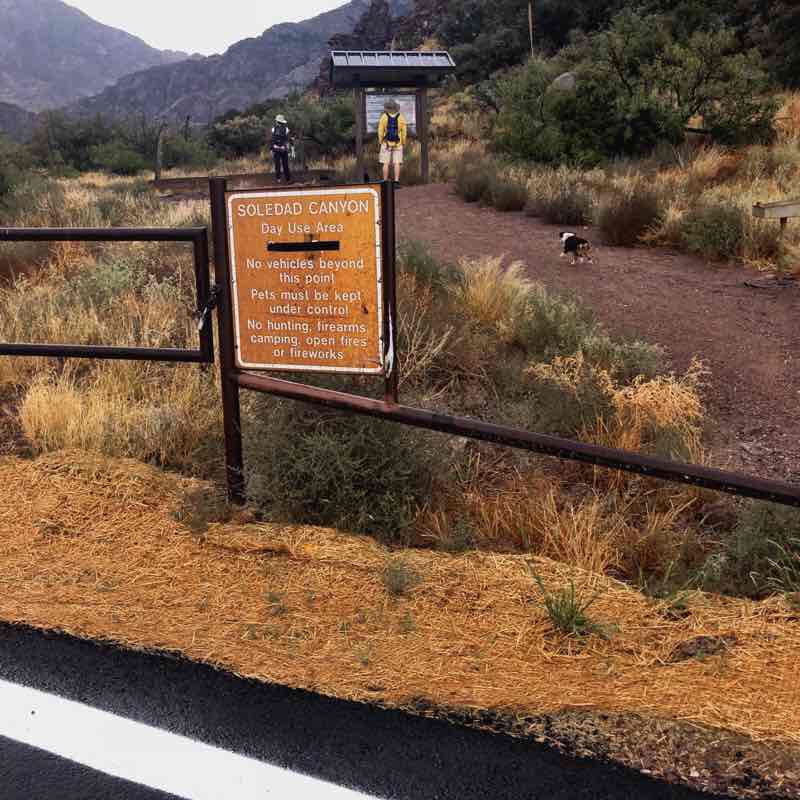 Soledad canyon NM Walk Trail Las Cruces, New Mexico, USA Pacer