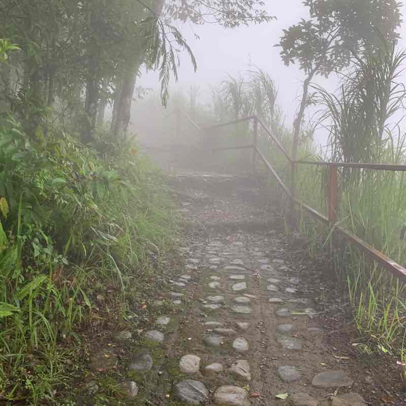 The Chakung Trail walking route map in Soreng