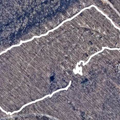 Monte Sano loop walking route map in Brownsboro