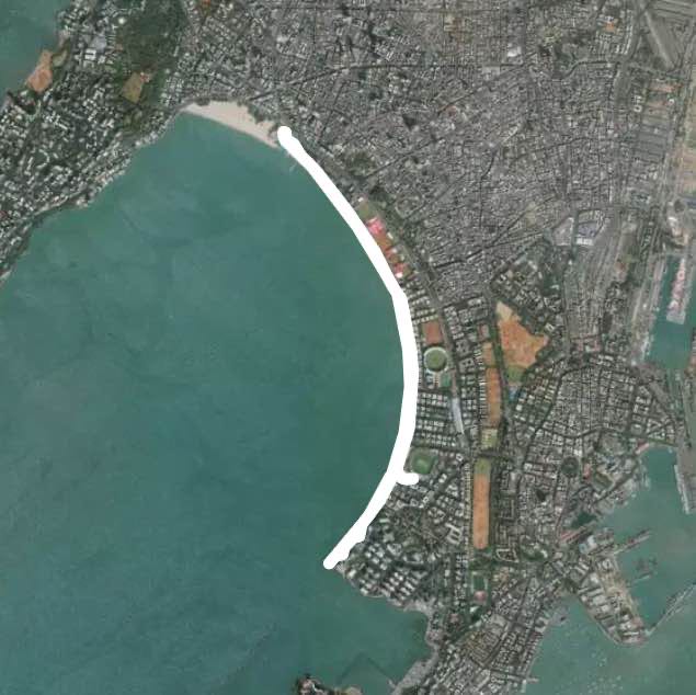 CCI to Girgaon Chowpatty to NCPA to CCI