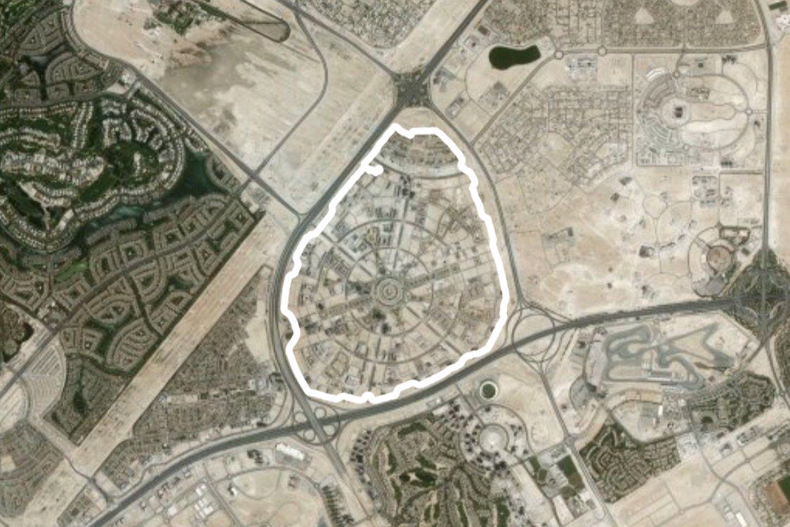 JVC community walk 9.8km