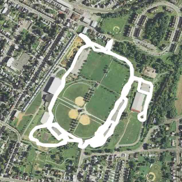 My fair rte walking route map in Hagerstown