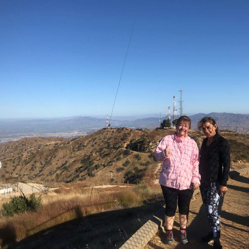 The Tuna trail walking route map in La Crescenta-Montrose