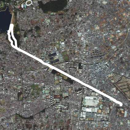 狭山湖までのジョギング。