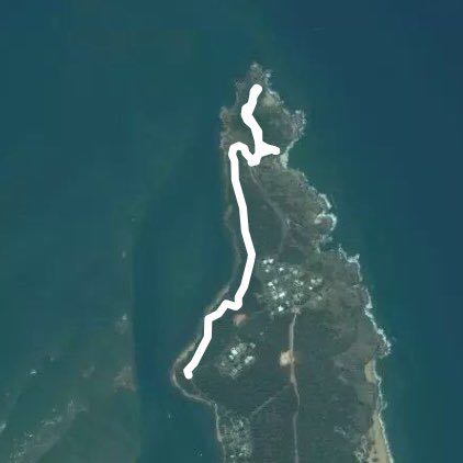 Captain Cook Monument -1770 walking route map in Seventeen Seventy