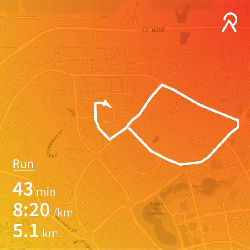 Shah alam morning run