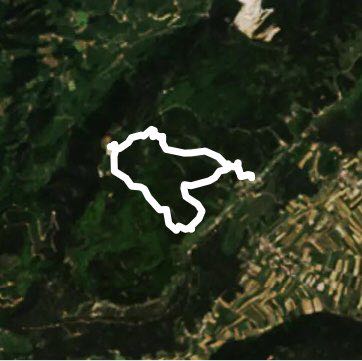 High wall walking route map in Hohe Wand-Stollhof