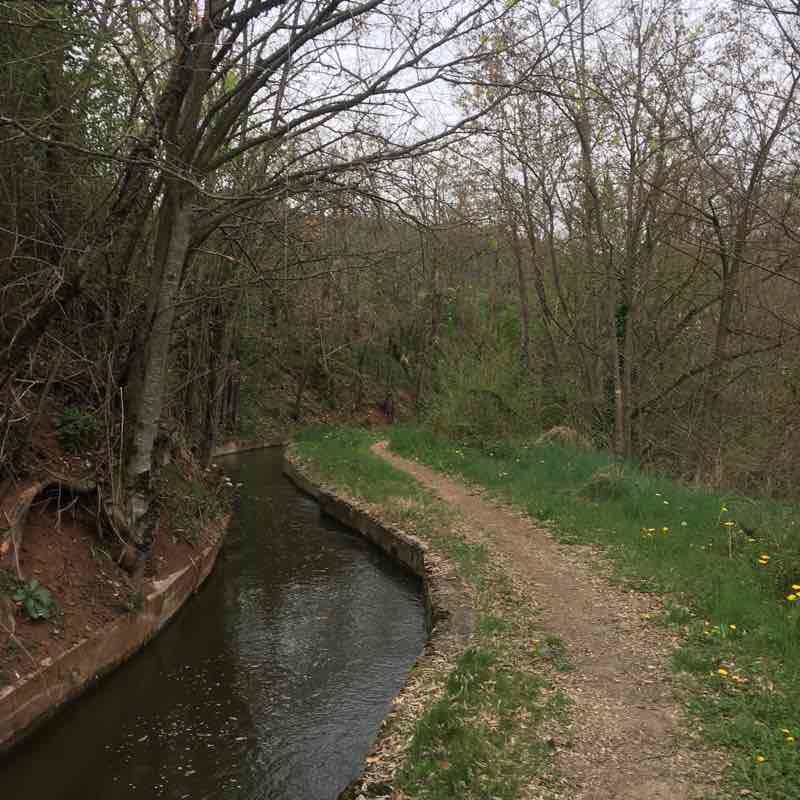 Rec de l'Olla i Segalés walking route map in La Seu d'Urgell