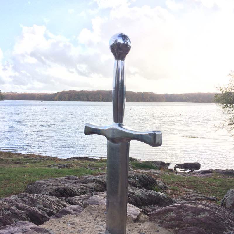 Lake Trémelin Tower walking route map in Iffendic