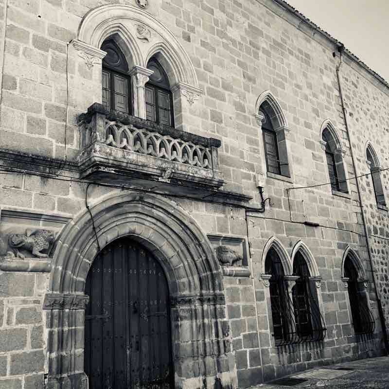 Walk through Plasencia walking route map in Plasencia