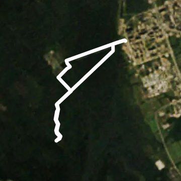 Cherepovets Health Trail # 1 walking route map in Cherepovets