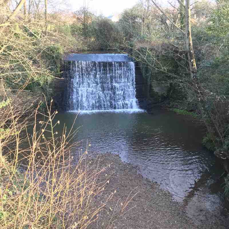 Cotlake Hill walking route map in Taunton