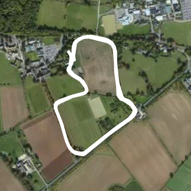 Cirencester Park Run walking route map in Cirencester