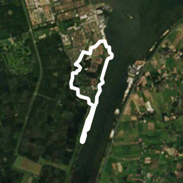 Along the waterside walking route map in Ermelo
