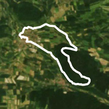 Rhön circular route 8 Oberelsbach walking route map in Oberelsbach