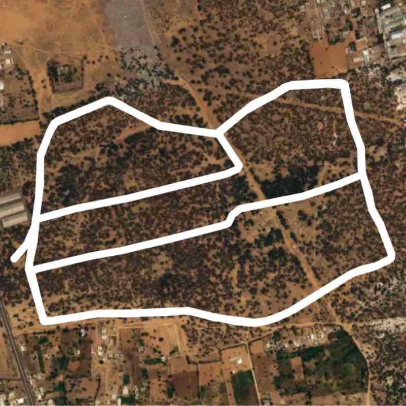 Smriti from walking route map in Sikar