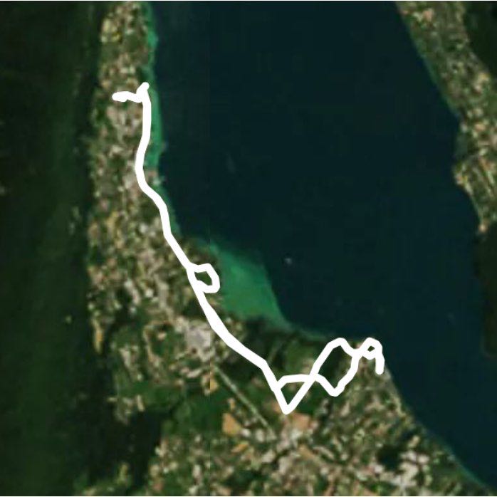 Sévrier saint jorioz walking route map in Sévrier