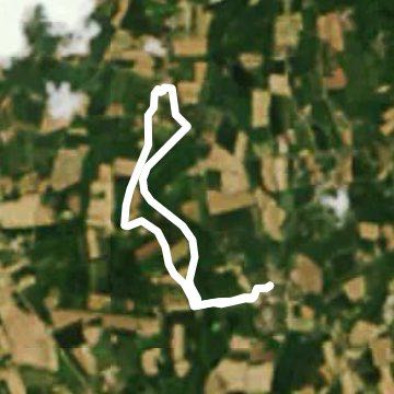 Trémagouët walking route map in Québriac