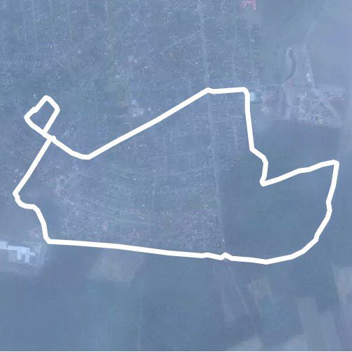 Exactly 5km walking route map in Lachendorf