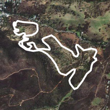 Anstey Hill Mixed Lollies walking route map in Tea Tree Gully