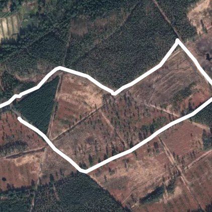 Buttersteep walking route map in Winkfield Row