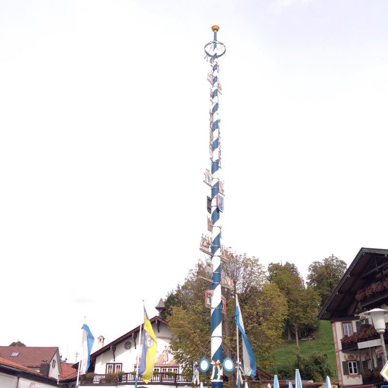 Around the Bavarian lake walking route map in Schliersee