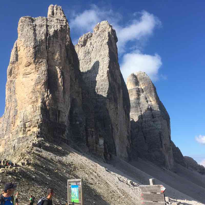 Auronzo Hütte-drei Zinnen Hütte-Toblinger Knoten