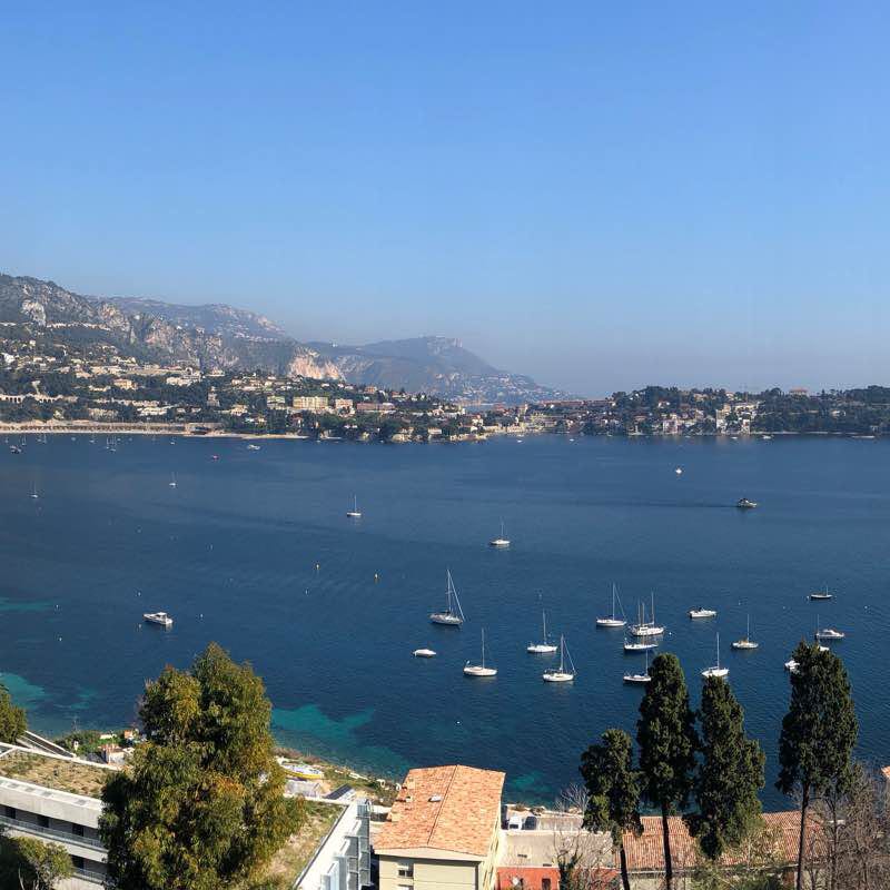 Cape Ferrat / Villefranche-sur-Mer walking route map in Saint-Jean-Cap-Ferrat