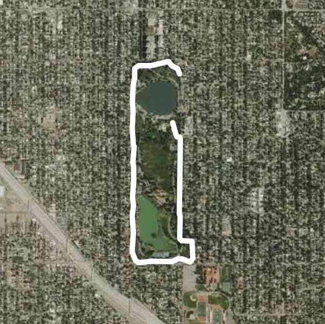 Washington Park, Denver CO, outer track