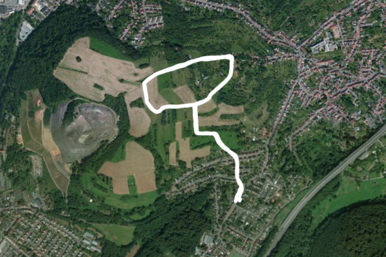 4,04 Km itinéraire dans 66132,Sarrebruck,Sarre,Allemagne