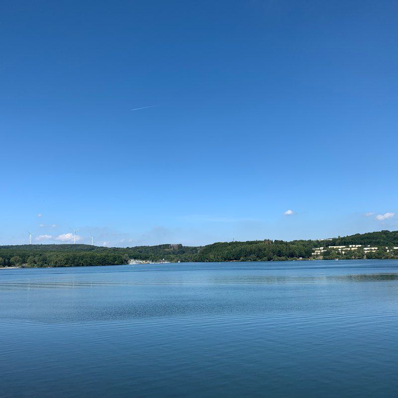 Bostalsee walking route map in Nohfelden