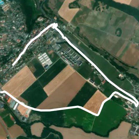 La Sarraz walking route map in Eclépens