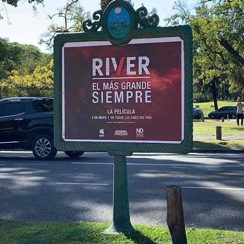 May 1 walking route map in Olivos