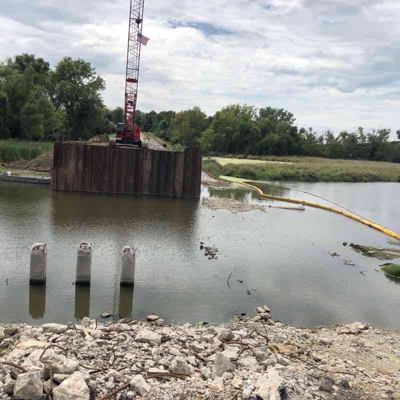 Dam out walk walking route map in Lexington