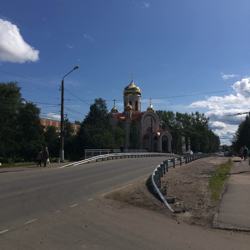 SOLOMBALA walking route map in Arkhangel'sk