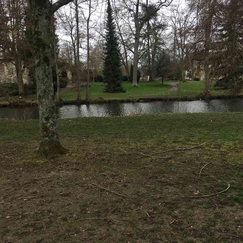 The Capuchins walking route map in Coulommiers