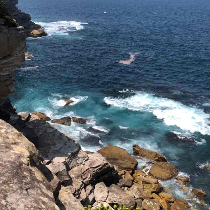 Walk along the beaches of Sydney walking route map in Sydney