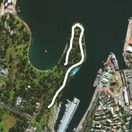A walk through The Royal Queen Garden walking route map in Sydney