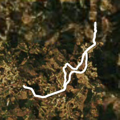 Orypaba-Cry Girl-Orypaba walking route map in Monte Alegre do Sul