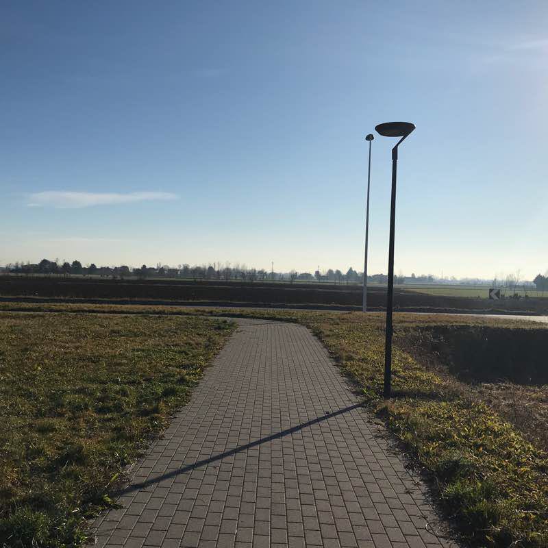 Casalserugo walking route map in Casalserugo