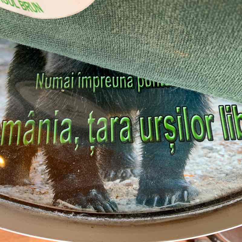 Liberty Bear Sanctuary Zarnesti walking route map in Zărnești