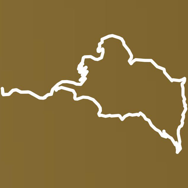 Back Door to Atalaya walking route map in Santa Fe